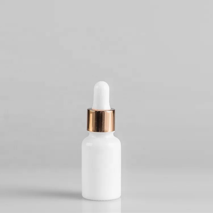
50 ml opal glass bottle with dropper for essential oil cosmetic packaging eco friendly 
