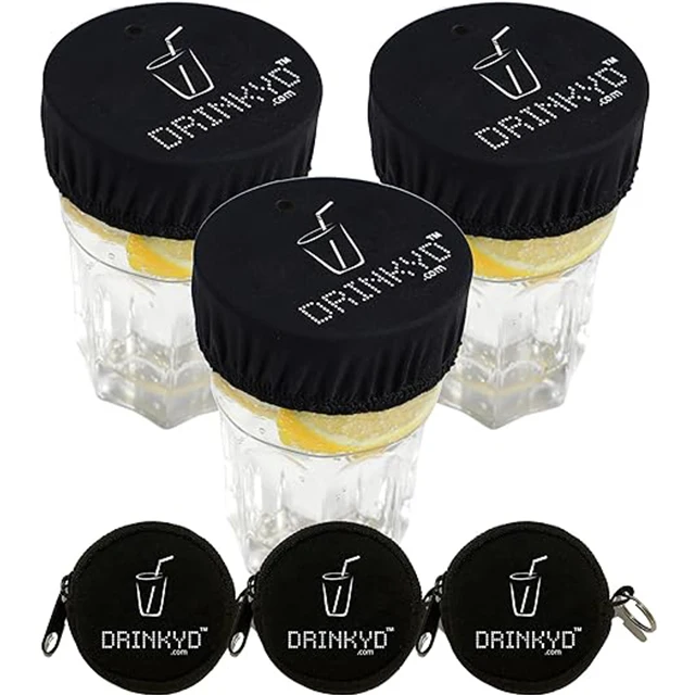 In stock  drink cover low MOQ custom acceptable hot sale  cup cover drink cover reuse spiking prevention in Bar