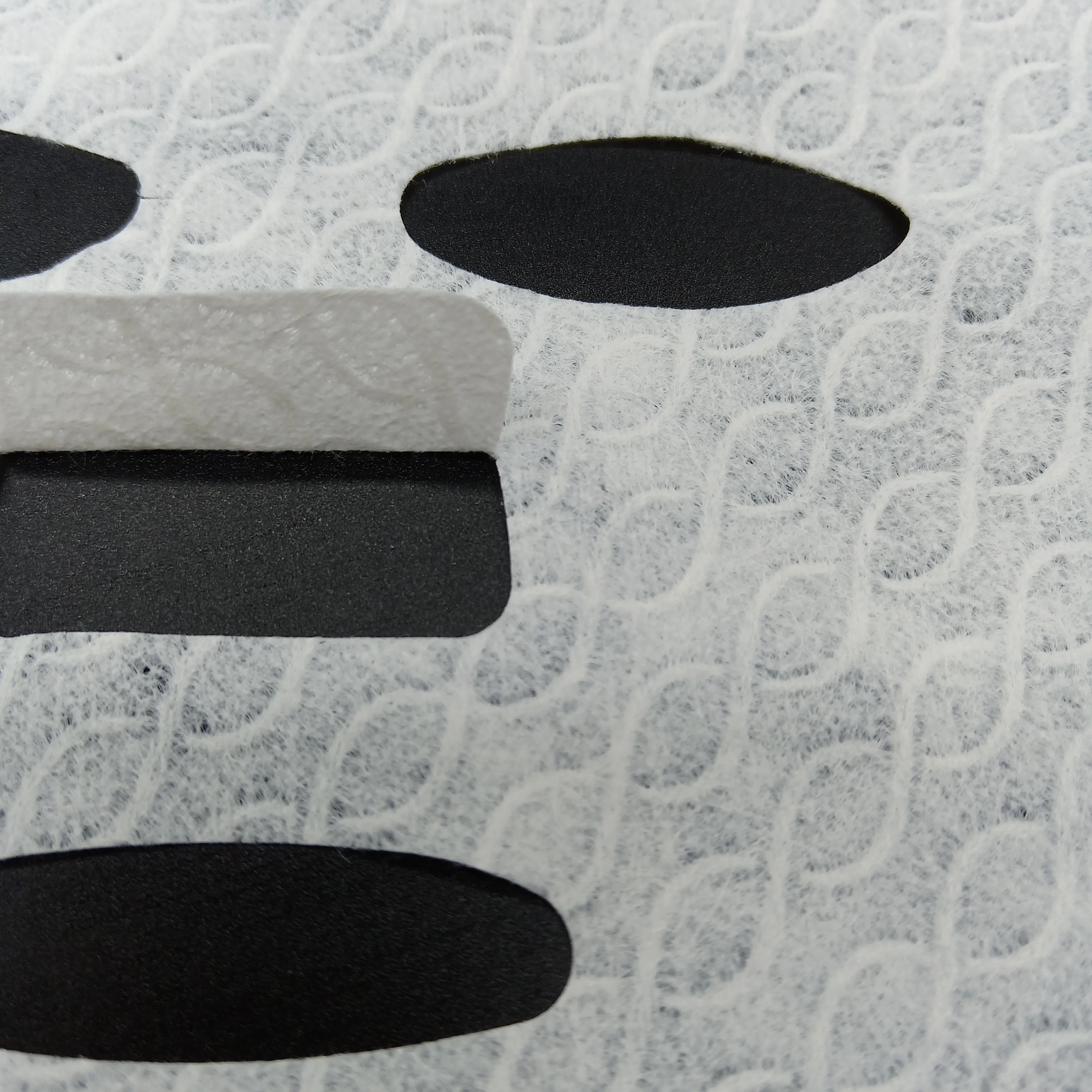 55gsm  100% pure white cotton pulp cotton Diy  natural spa skin care spunlace nonwoven facial mask sheet