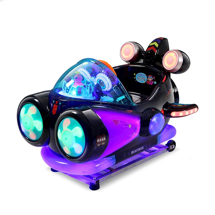 Indoor amusement park swing shopping mall Coin Operated Electric Kiddie Fiberglass ride on car game machine