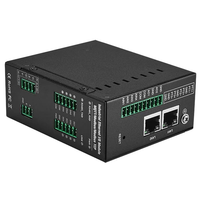 4RTD pt100 RJ45 Модуль сбора данных modbus I/O