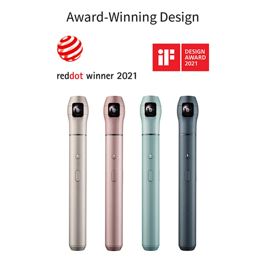 Японский 360 градусов всенаправленный видео запись ручка для чистки камеры