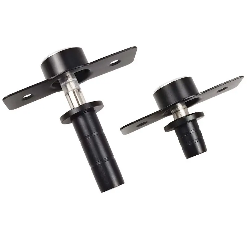 Magnetic Black Metal Solid Rigid Door Holder Heavy Duty Stainless Steel Magnetic Concealed Invisible Door Stopper Catch
