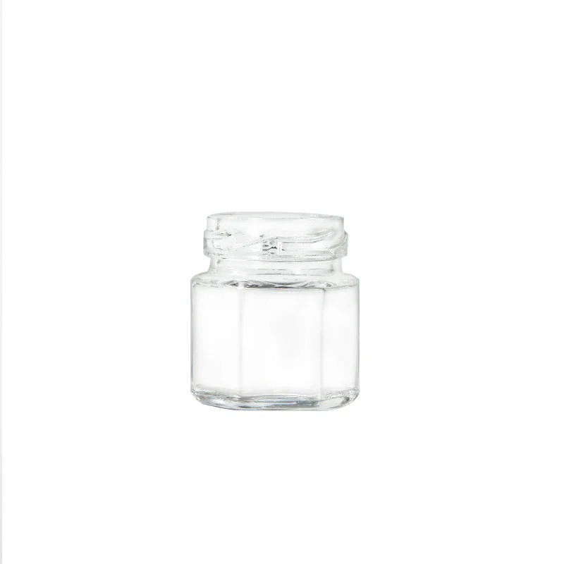 High Quality Hot Sale 45ml 55g Small Tiny Volume Glass Jar with Gold Metal Screw Lid OEM Customized Packaging