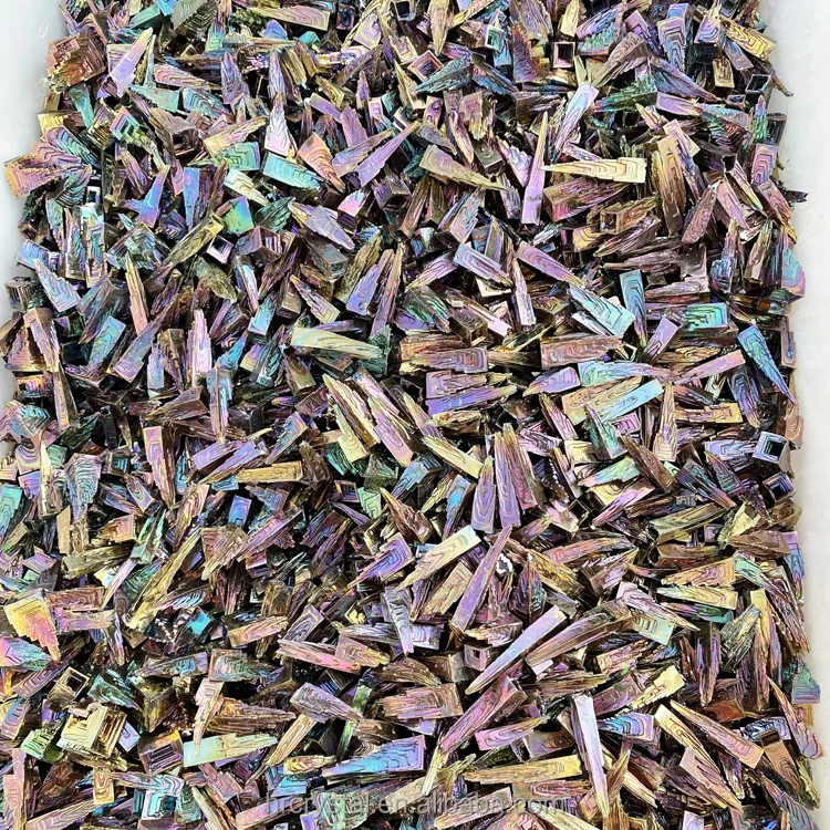 Healing Semi-precious Stone Crafts Bulk Small Bismuth Ore Specimen Gemstone Crystal Mineral