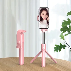 Anti-shake Wireless Selfie stick tripod With Light Remote Shooting 360 Rotation Flexible Portable phone Stabilizer Selfie Sticks