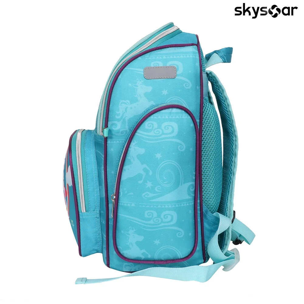 Factory Fashion Girls Cute Cartoon Backpack Bag Kids Quilted Rucksack Children Funny Durable Unicorn School Bag with Custom Logo