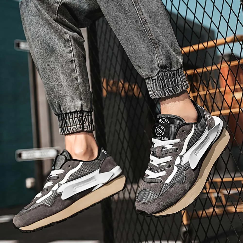 OEM индивидуальный логотип легкая модная спортивная обувь на платформе дышащие повседневные прогулочные беговые стильные мужские кроссовки