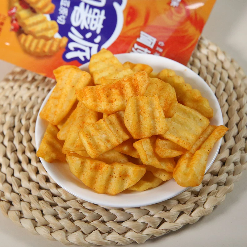 Uncle Pop New Arrival Grain Snacks Takis Chips Thin Cut Potato Chips Exotic Snacks Spicy Flavor Crackers