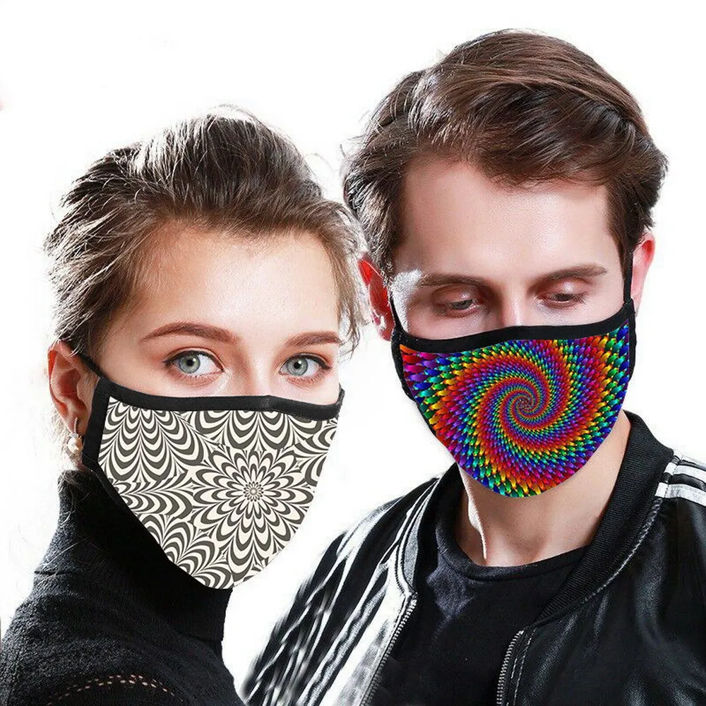 
Unisex Party Mask Shield Fashion Mask With Adjustable Ear Loop 
