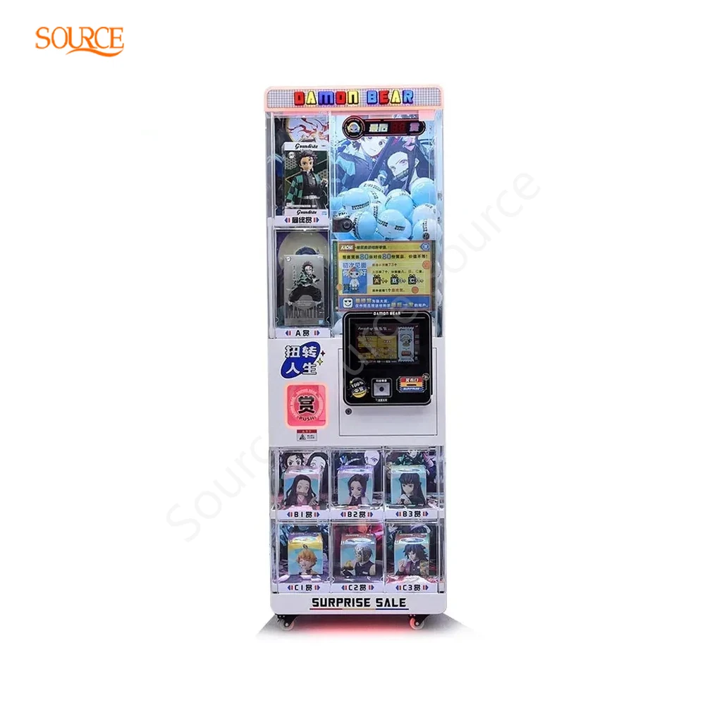Wholesale New Trends Big Twisted Mini Gashapon Machine Product Vending Machines With Fast Shipping
