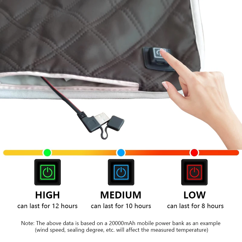 Универсальная Подушка на стул с подогревом