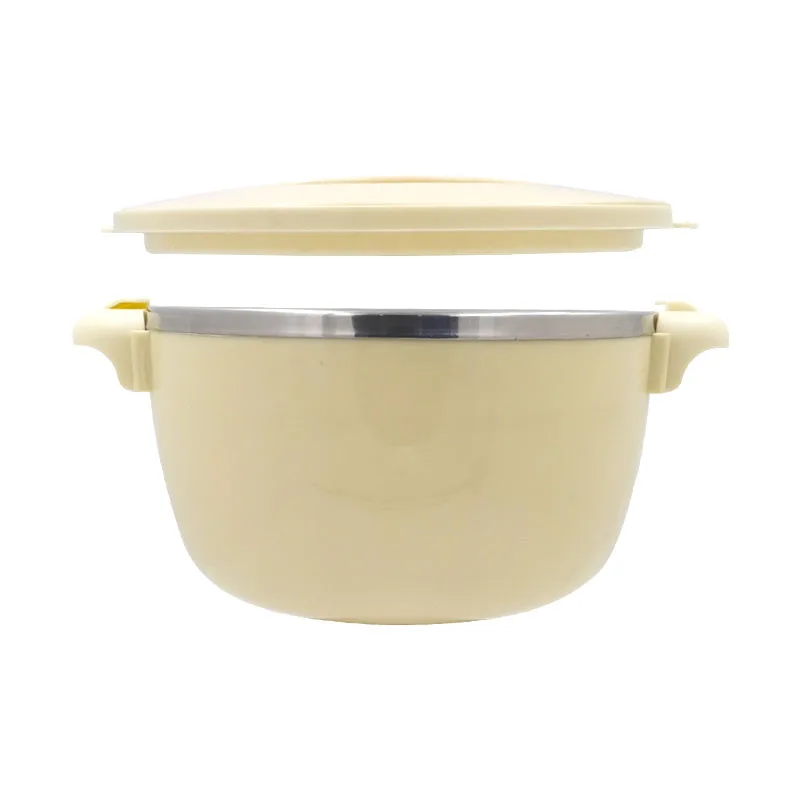 5pcs Set Foam insulation double ears stainless steel food container set