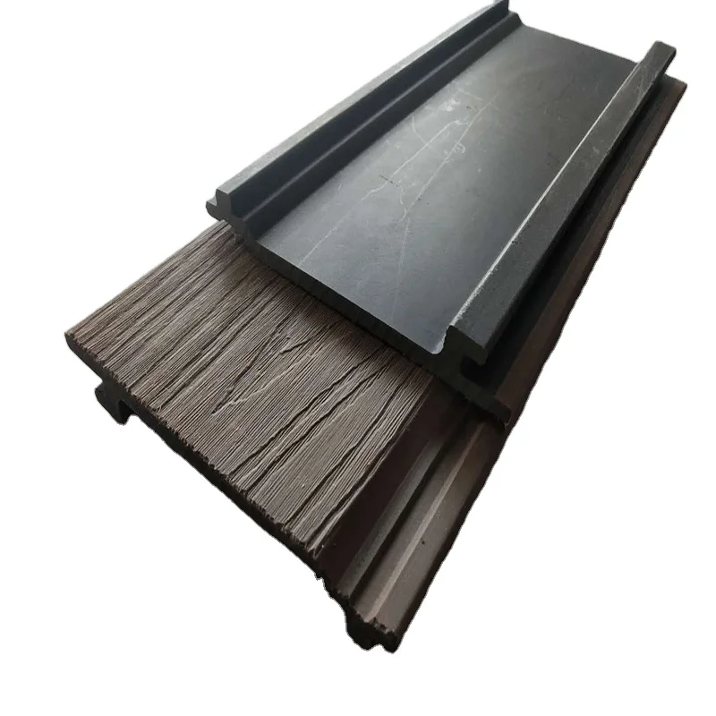 Exterior Waterproof  Slat UV Resistant WPC wood plastic composite wall cladding