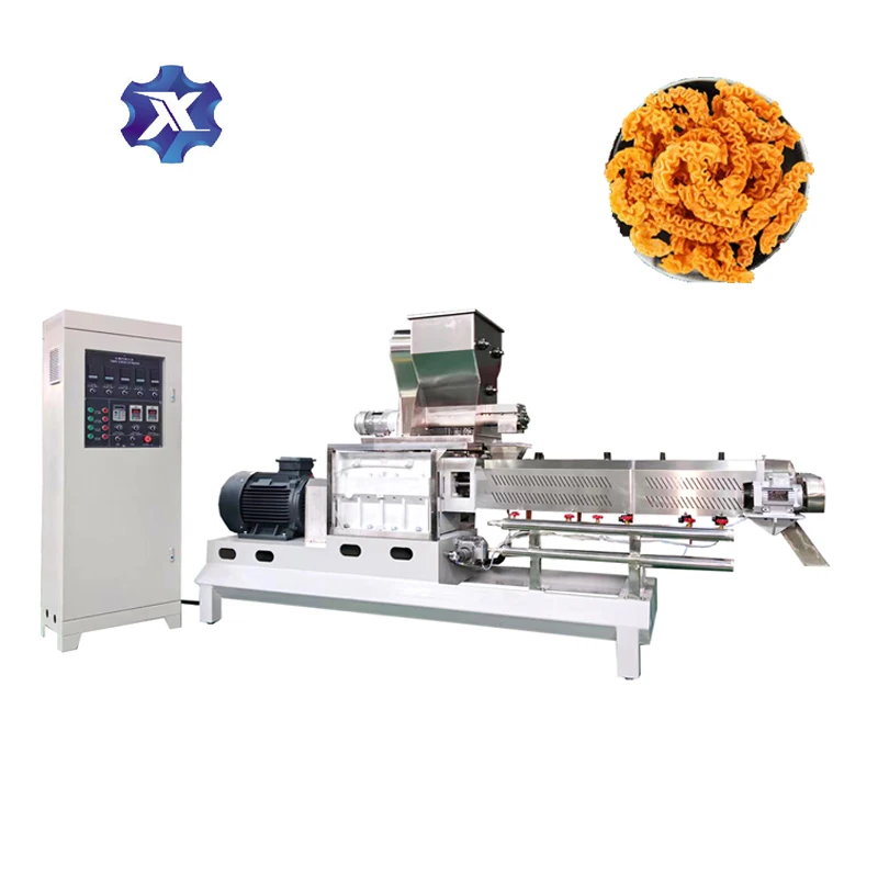Fried Flour Snacks Fried Twist production line 400-500 kg/h Fried Chips Snacks Machinery