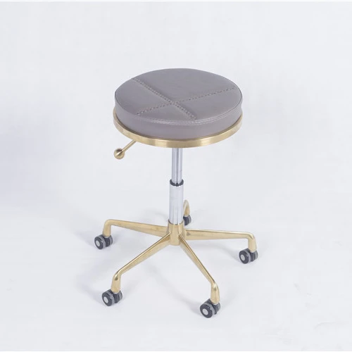 Comfortable new design Gold Beauty Salon Master Stool vintage barber chair