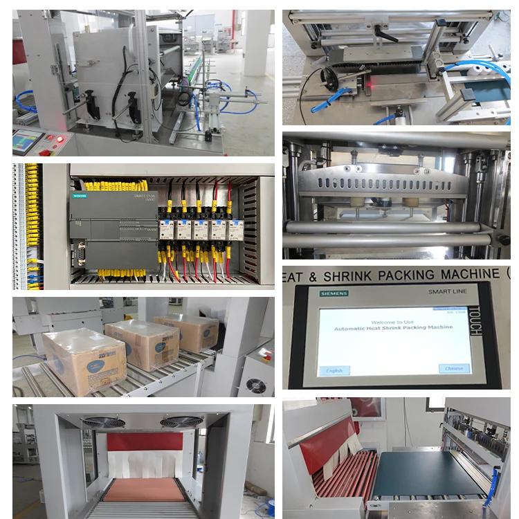  Автоматический упаковщик паутины упаковочное оборудование для термоусадочных туннелей упаковочная машина бутылок