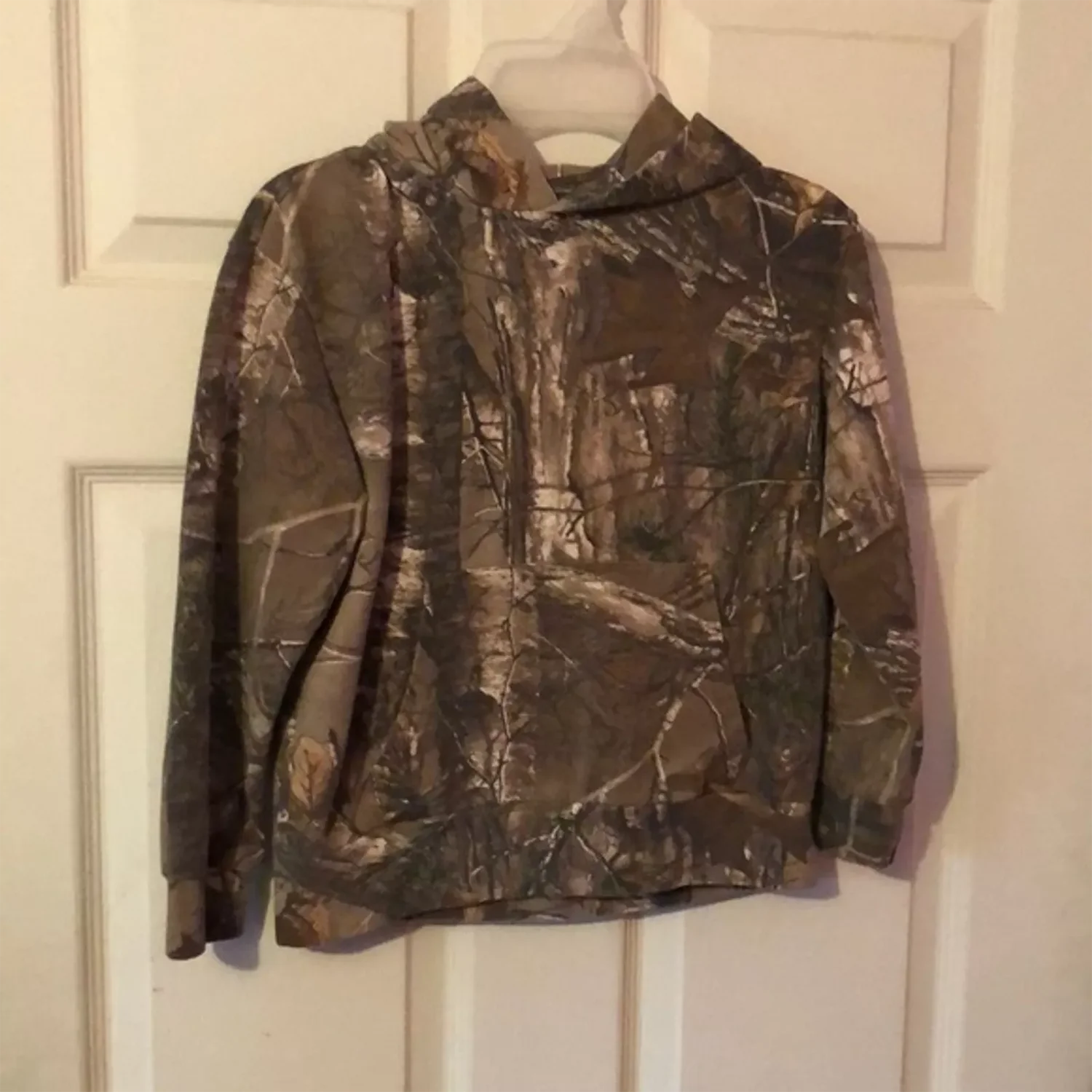 Vintage Printed Camouflage Hoodies Men Bionic Twig Camouflage Printed Casual Hoodie