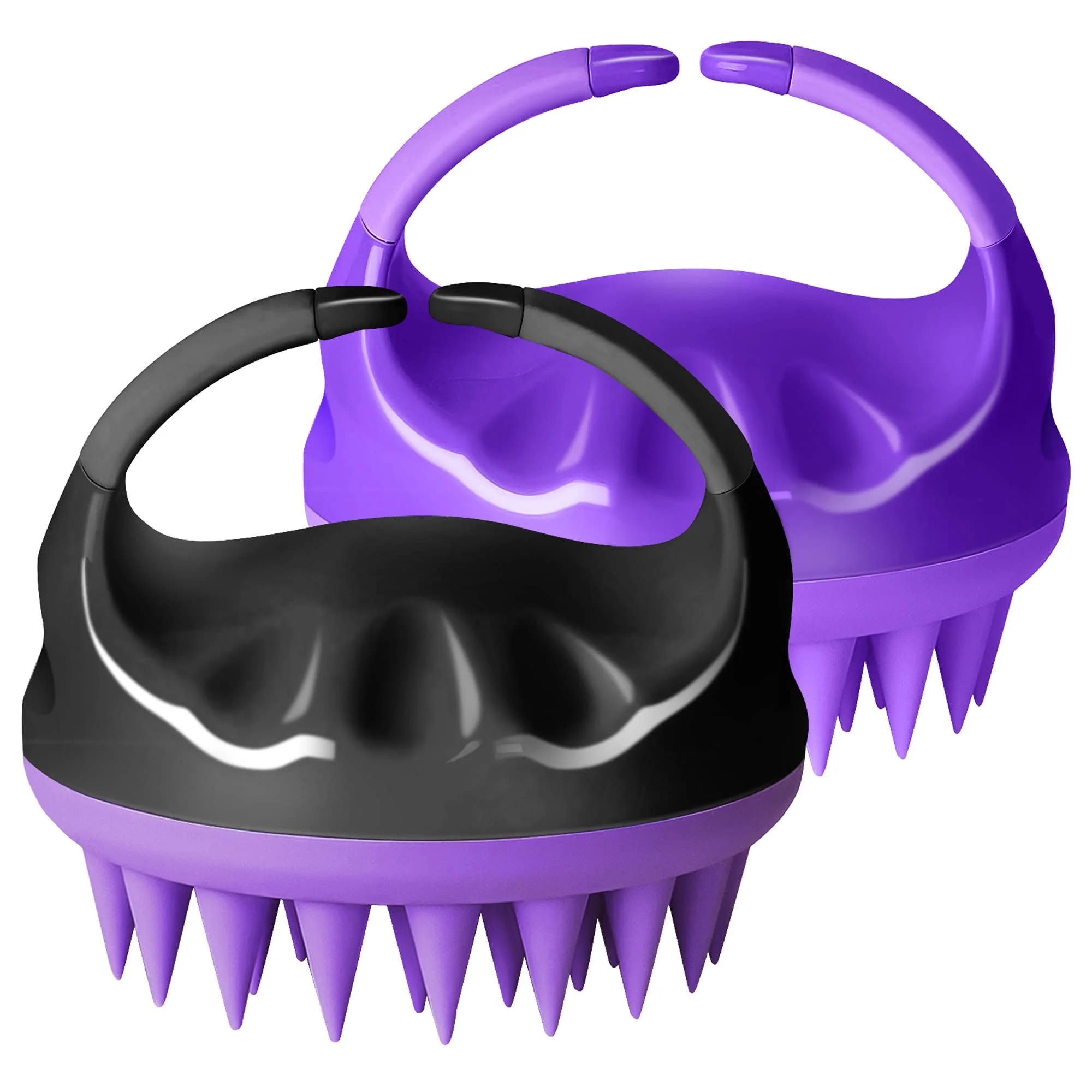 Hair Shampoo Brush Upgraded Wet & Dry Hair Scalp Massager with Soft Silicone Scalp Hair Care Tools for Women Men Pets