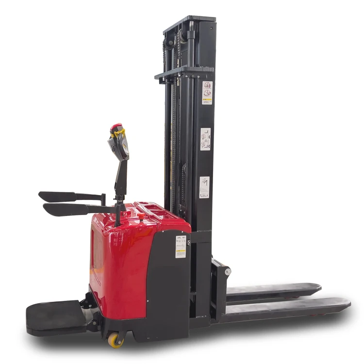Stand on electric pallet stacker 2000KG 3 Meter 3.5M Lifting Height Economical standing stacker