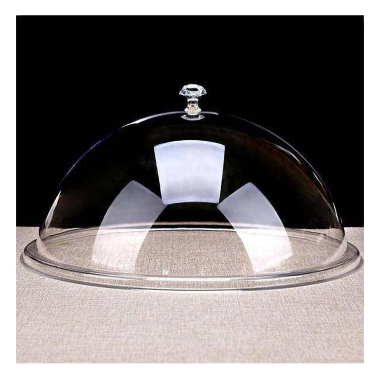 Custom high quality and durable transparent acrylic food dome cover