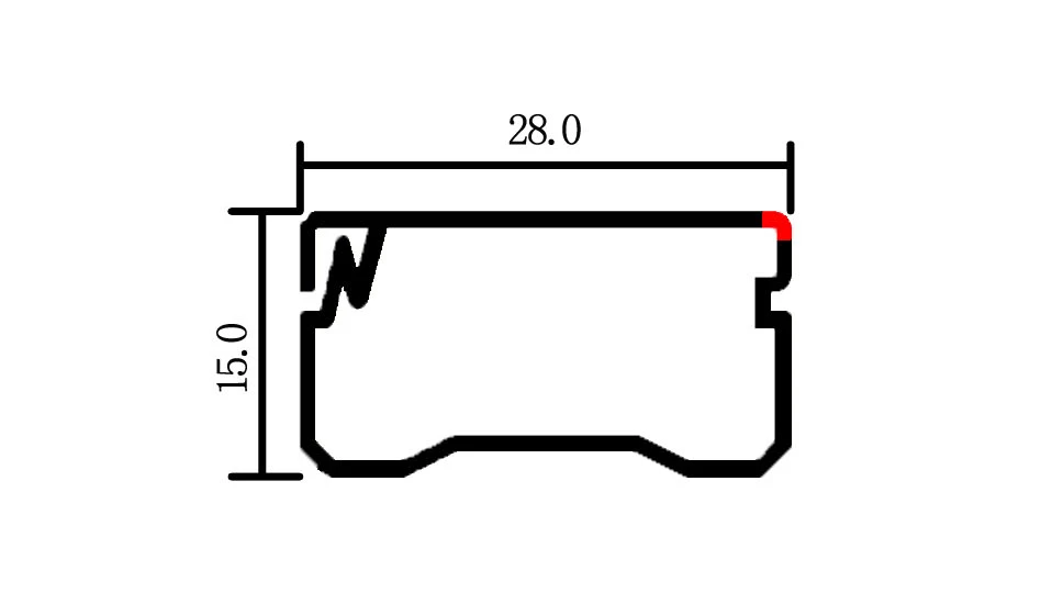 P-CP-28, Ruitai Plastic PVC cable trunking PVC canaleta 15*28