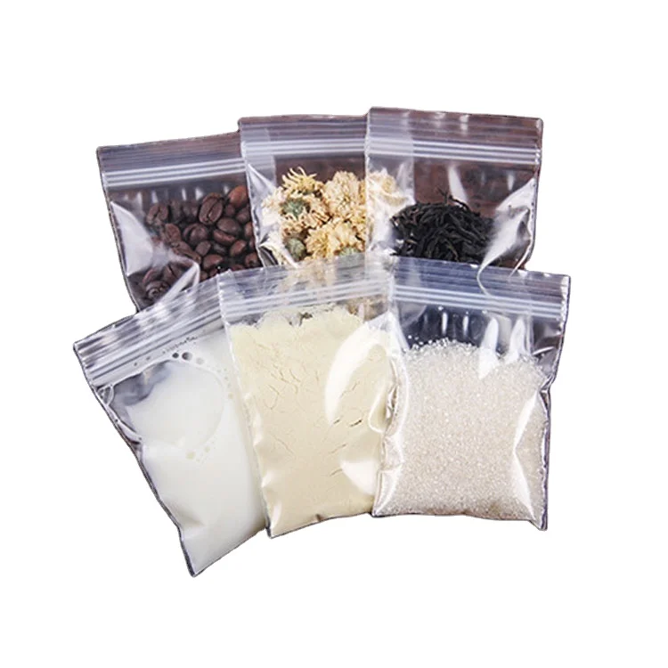 Plastic Packaging 7*10 Thickened Transparent sealed Zip Lock Bags Takeaway Seasoning sealed Bags Beverage Liquid Special Bag