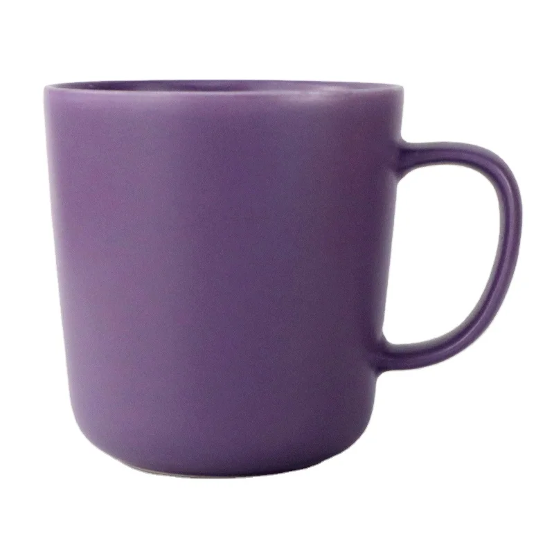 Оптовая продажа, матовая многоразовая керамическая кружка для чая, молока, фарфоровая кофейная чашка для капучино с логотипом на заказ