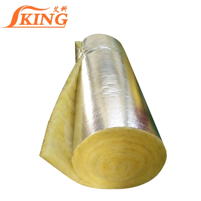ISOKING Thermal Insulation Glass Wool Felt Acoustic Thermal Insulator With Aluminium Foil