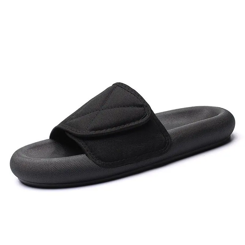 
Factory production couples slippers with soft rubber soles pure colors for lovers bedroom slippers big size 35-46 