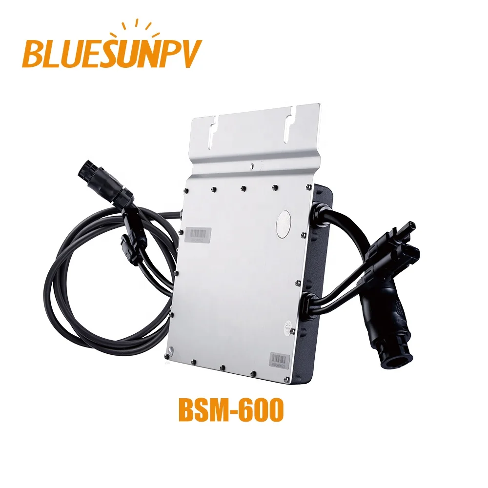 Bluesun micro grid tie inverter 500w 600 watts 700watt  micro inverter for on grid solar system use hot sale can be customized