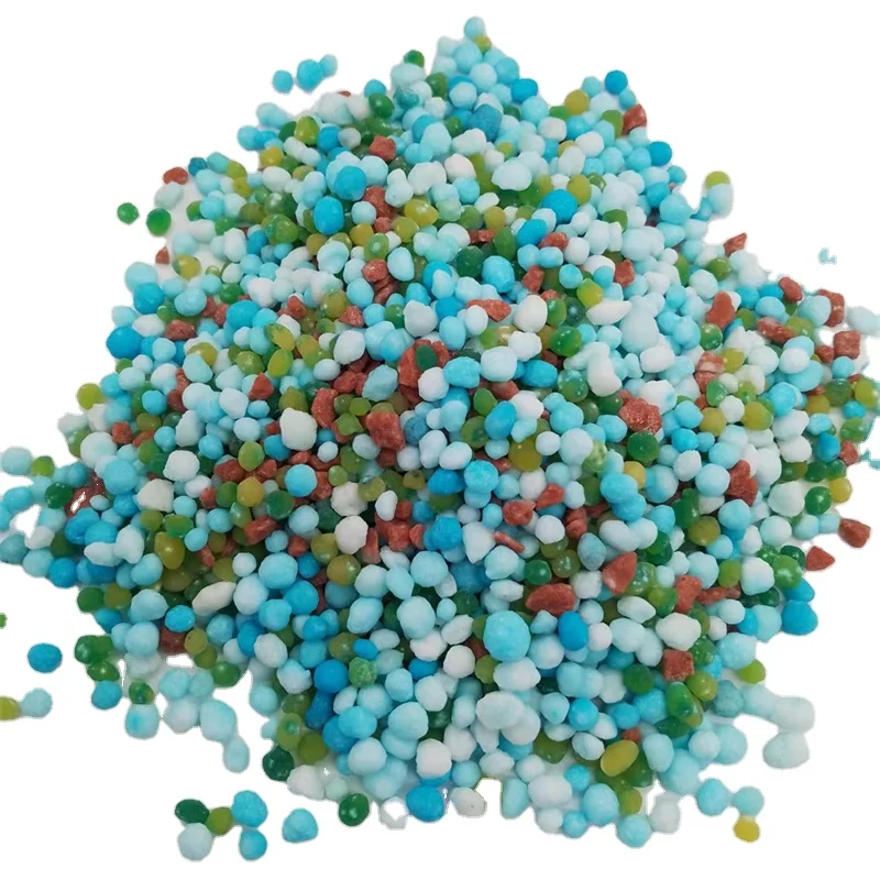Hot Selling Mixing Chemical NPK green granular Bulk Blending Fertilizer for crops
