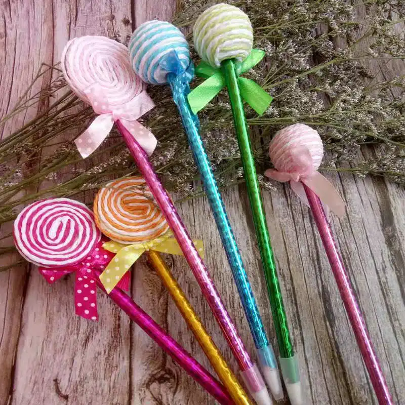 2024 Cute Lollipop Pen Ball Wholesale School and Office Stationery