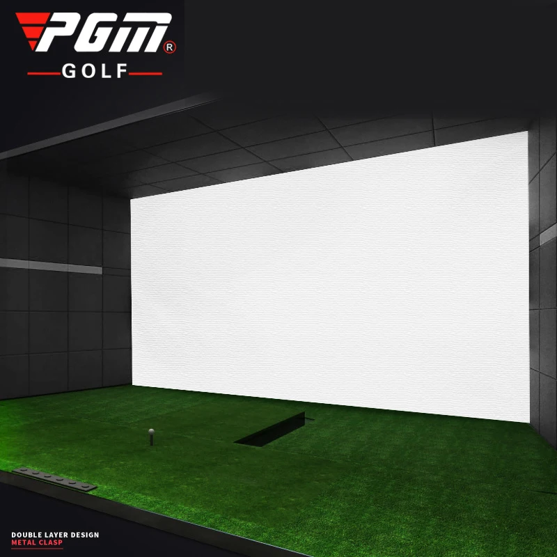 PGM MNQ010 indoor golf simulator projector impact screen