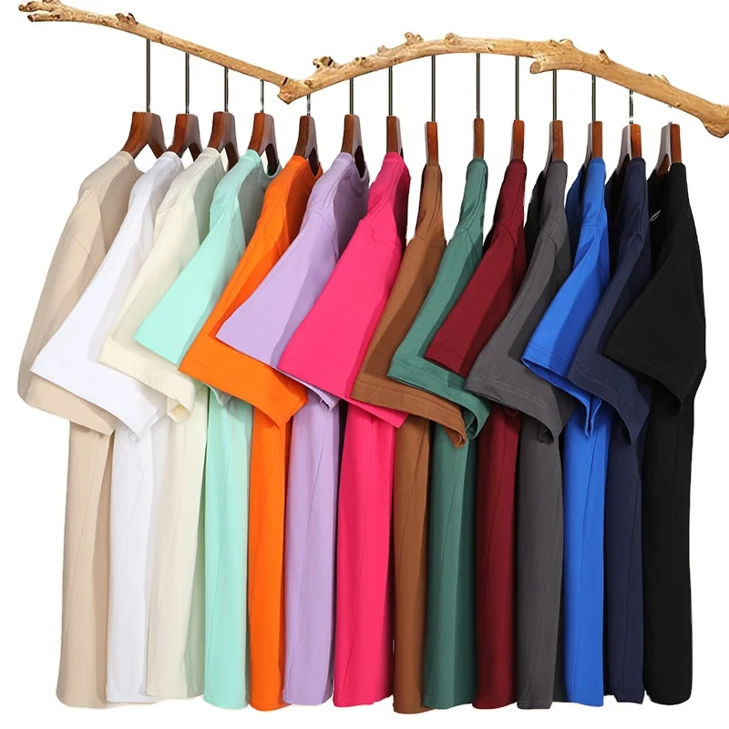 Оптовая продажа высокое качество печати Повседневная одежда производители пользовательские Оверсайз Футболки