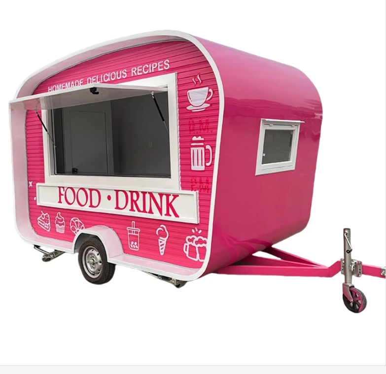 Хит продаж небольшой буфет пекарня уличный грузовик с едой прицеп американский стандарт мобильный барный магазин