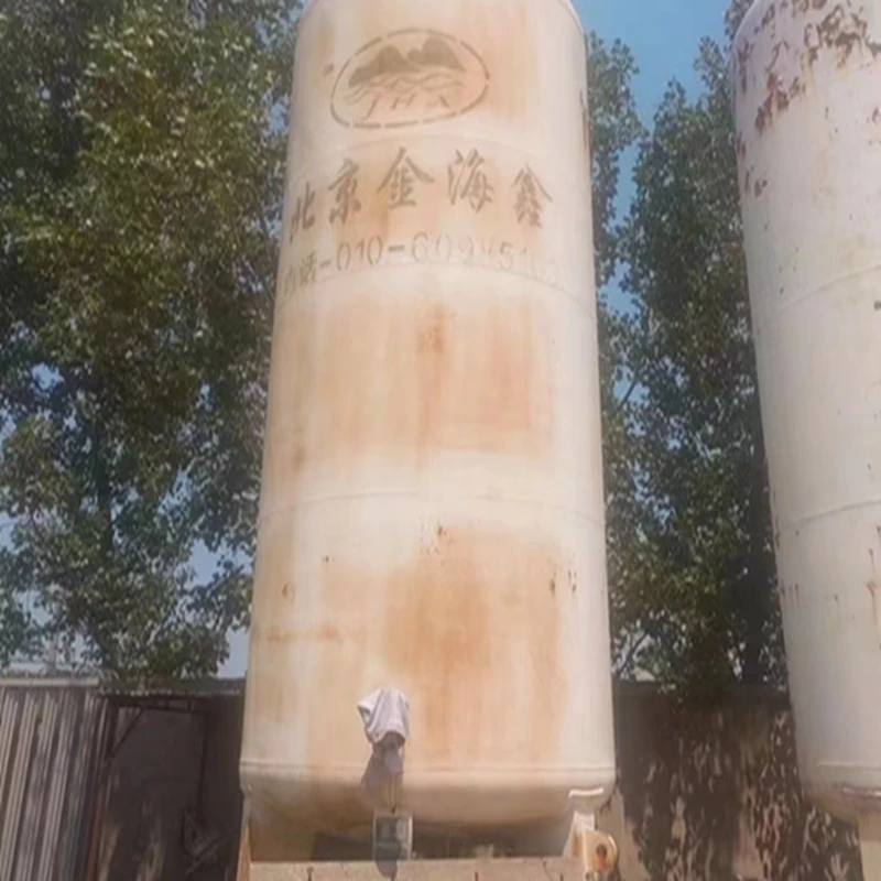 Scrapped 15.8 cubic meter Lco2 carbon dioxide storage tank steel cylinder