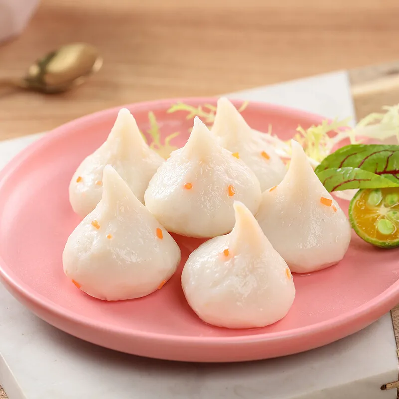 Deep-sea kitchen oem Treasure Fish Roe diet ball flavor hot pot spicy hot fish cook semi-finished ingredients crab meatball