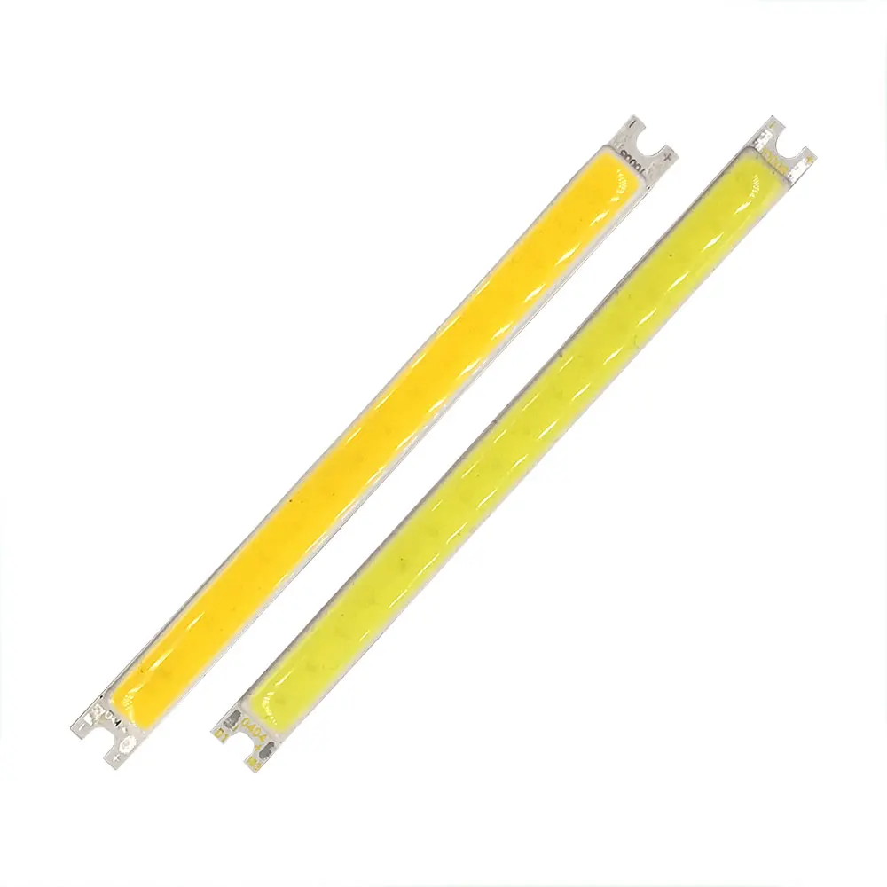 100x8mm COB LED Light Strip 12V 5W Warm Natural Cold White LED Chip for Car Table lamp Working Lights DIY 100mm 10cm COB Bar