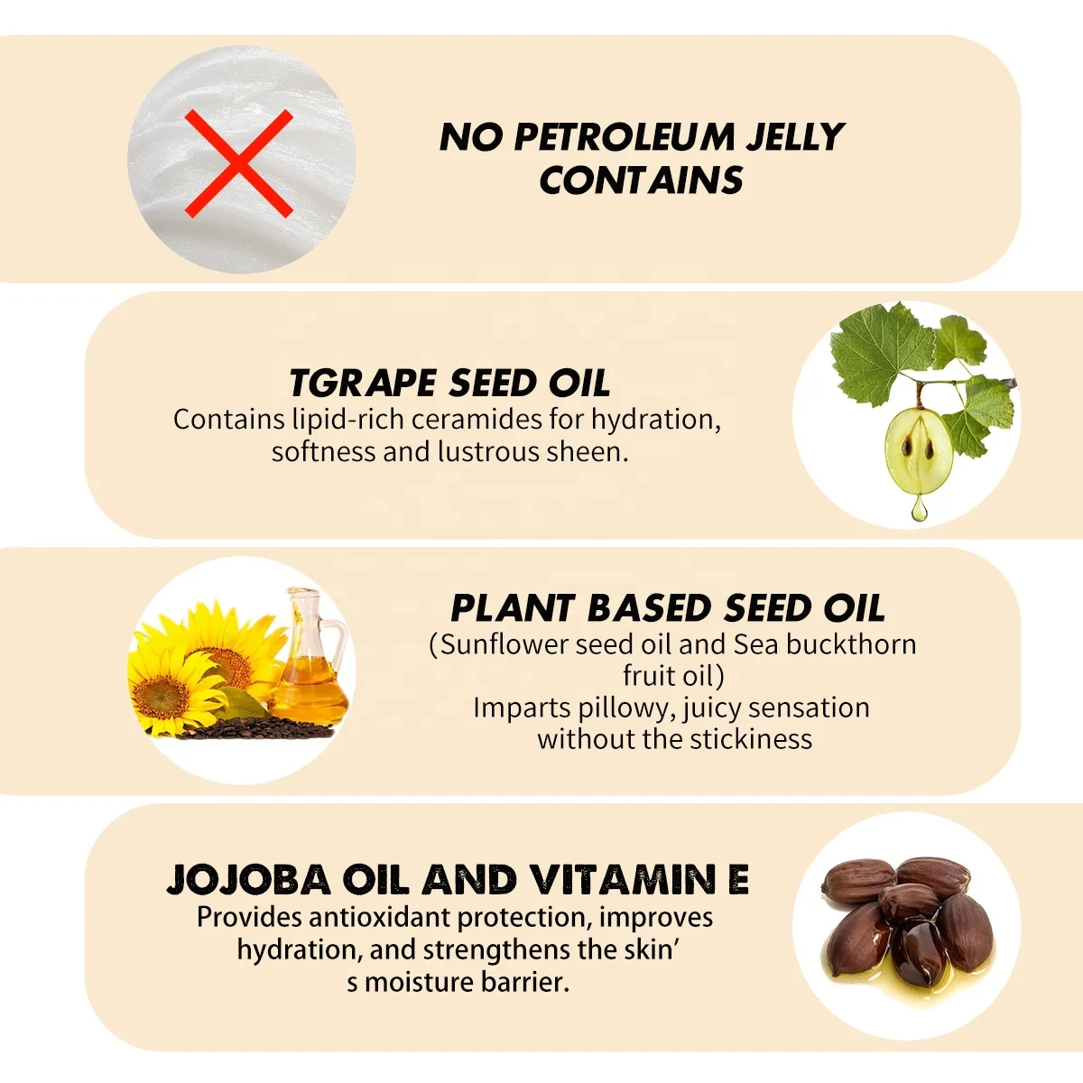 OEM&ODM Moisturizing Lip Stain Customize Hydrating Tinted Lip Balm Plump Gloss Vegan Fruit Private Label Lip Oil