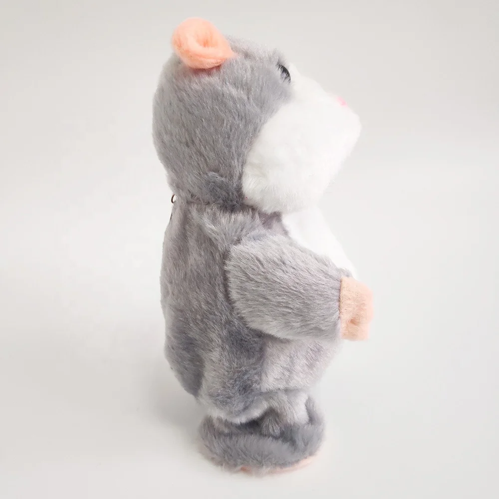 18cm talking and walking hamster toy