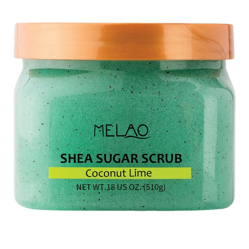 Натуральная гранулированная аскорбиновая кислота, отбеливание и защита от морщин, скраб для тела с маслом Ши по удивительной цене