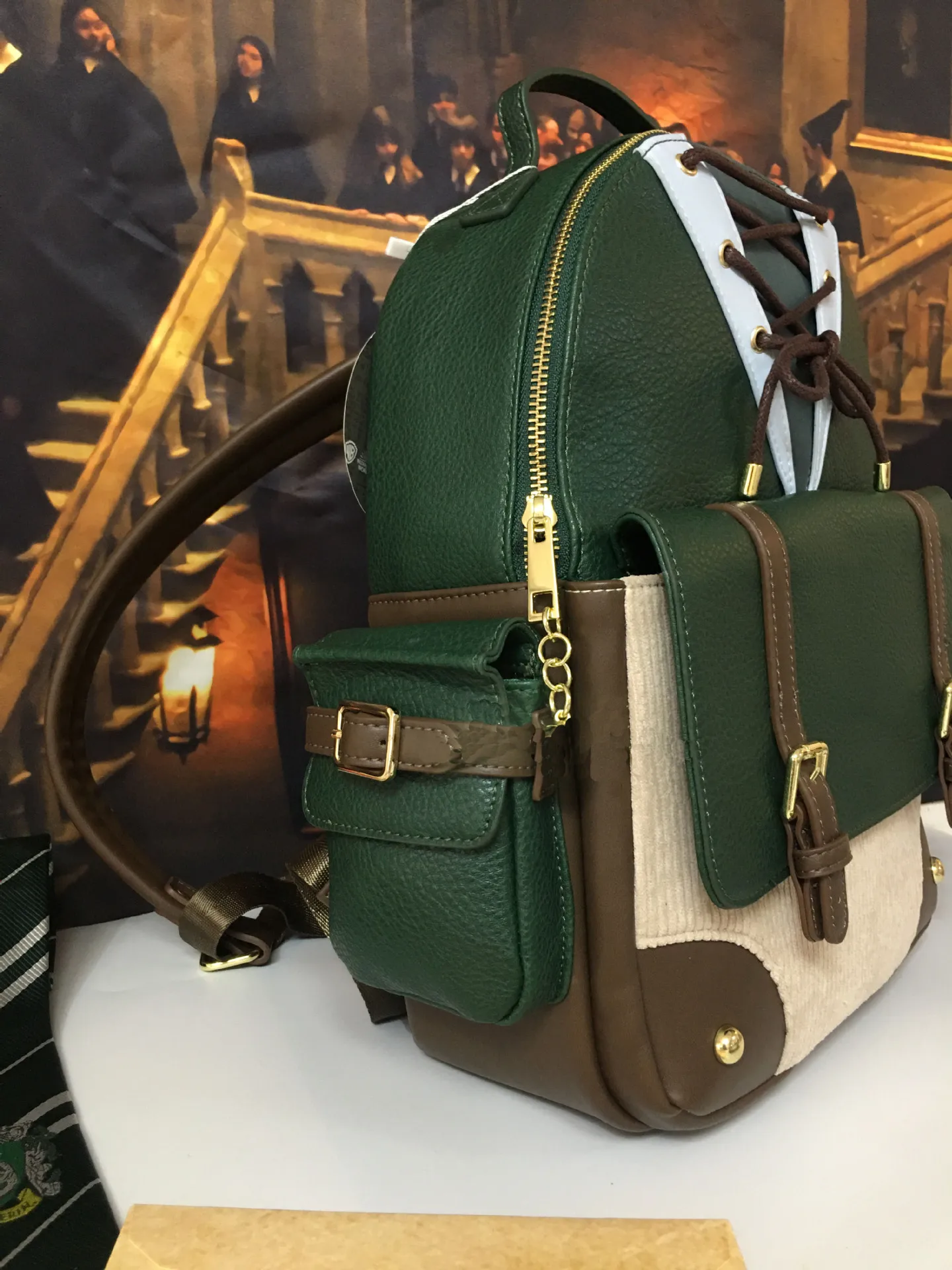 Harry Backpack Potter | Hogwarts School Rucksack | Gryffindorr Hufflepuff Ravenclaw Slytherin Kids Bookbag | Red