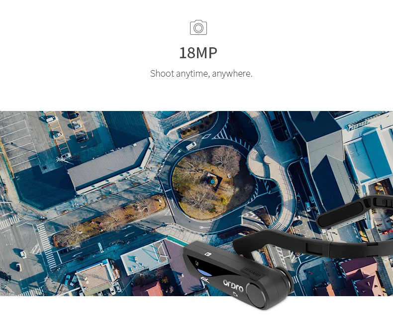 
ORDRO EP6 POV Camera Professional Vlog Hiking Travel Small Digital 4K Mini Camcorders 