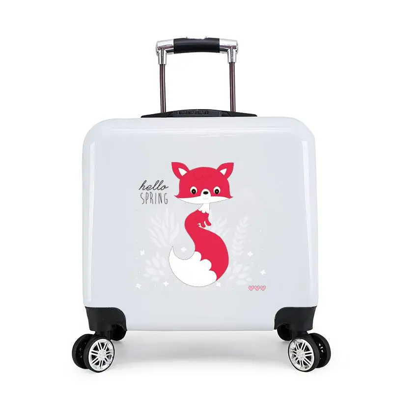 Красочный жесткий детский Дорожный чемодан, мультяшный комплект багажа, отличный Детский чемодан для детей