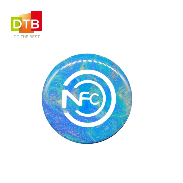  13 56 mHz Blank NTAG215 Anti Metal Epoxy NFC