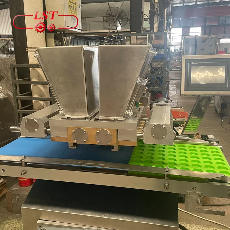 LST mini model candy depositing One-shot automatic center fill gummy machine