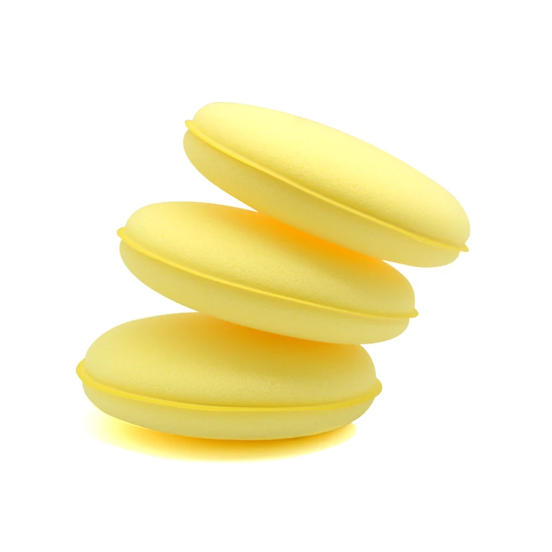 Двухслойная восковая губка-аппликатор для полировки и очистки автомобиля