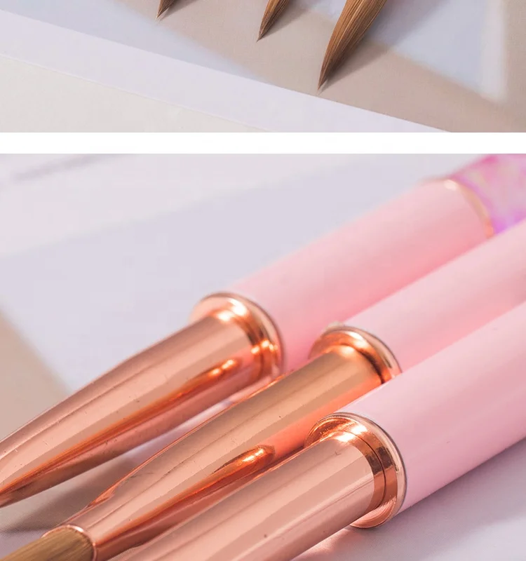 #2~#2 GUYO Hot Selling Nail Art Supplier High Quality Liquid Quicksand handle nail art brush