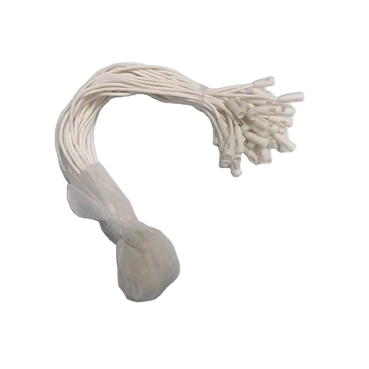 Wholesale Stock Plastic Hang Tag String for Clothing Garments Premium Stoppers for Clothing Accessories